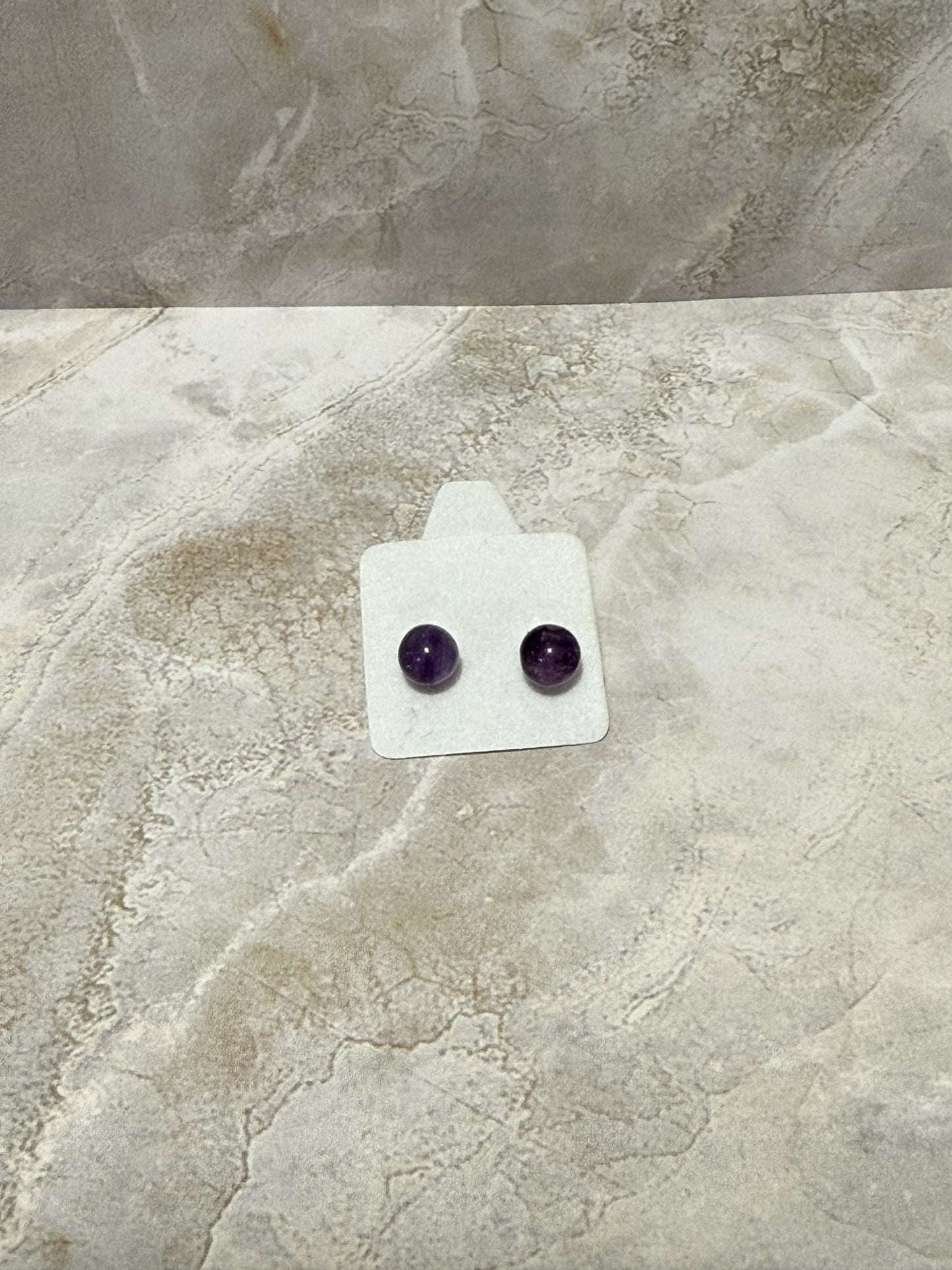 Amethyst Studs