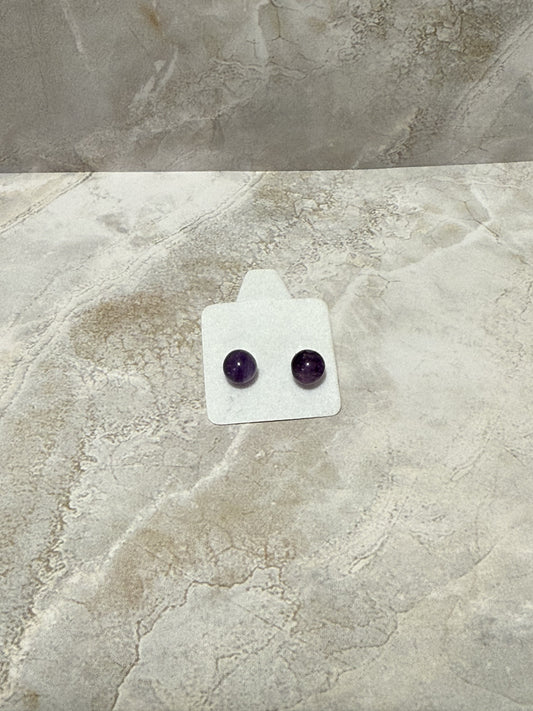 Amethyst Studs