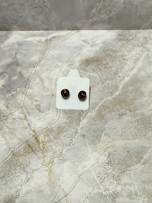 Tiger Eye Stud